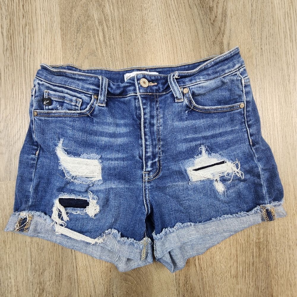 KanCan Distressed Denim Shorts size 29